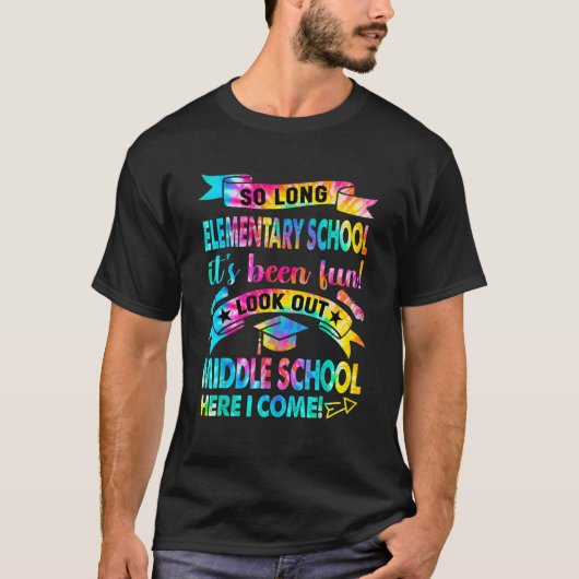 中学の方が長い Tシャツ (正面)