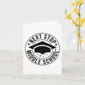 中学ストップ小学校卒業記 カード (黄色い花)