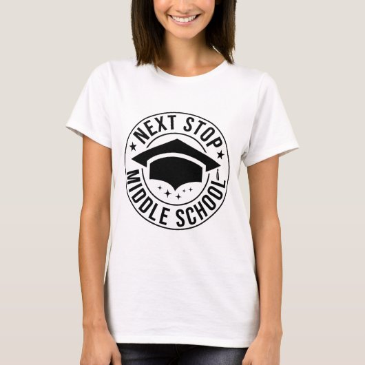 中学ストップ小学校卒業記 Tシャツ (正面)