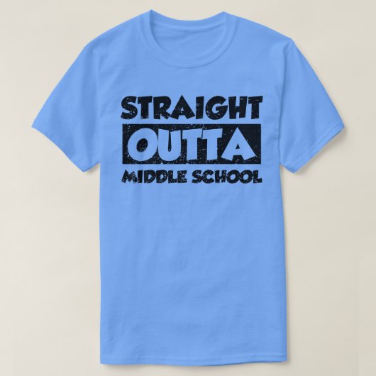 中学ストレート プレミアムTシャツ コピー Tシャツ (デザイン正面)