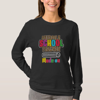 中学先生の中学への評価 Tシャツ