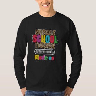 中学先生の中学への評価 Tシャツ