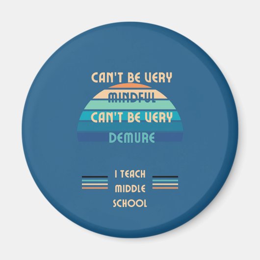 中学先生磁石 マグネット (正面)