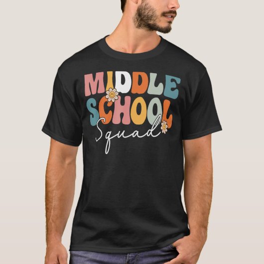 中学分隊チームレトログルービー初日 Tシャツ (正面)
