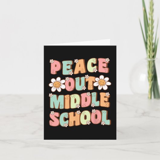 中学卒業式の最後の日Sc カード (正面)