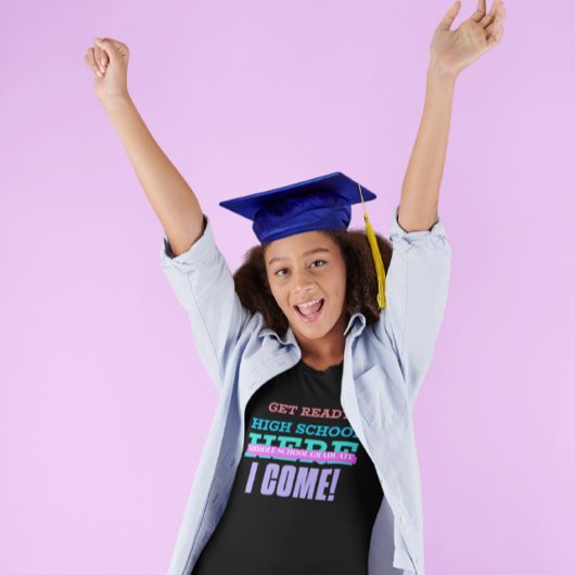 中学卒業生 – 高校の準備 Tシャツ