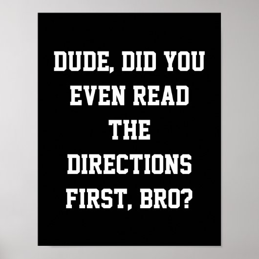 中学教室のデコールスラングのポスター ポスター (正面)