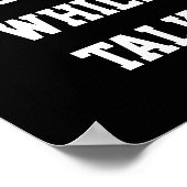 中学教室のデコールスラングのポスター ポスター (角)