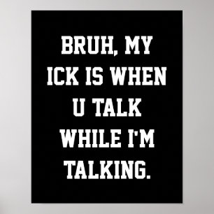 中学教室のデコールスラングのポスター ポスター