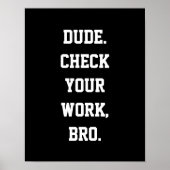 中学教室のデコールスラングのポスター ポスター (正面)