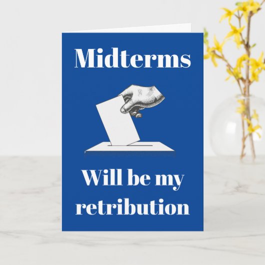 中学期が報われよう カード (黄色い花)