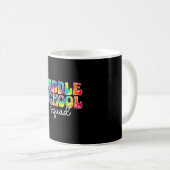 中学校に戻るスクワッドチームの先生 コーヒーマグカップ (正面右)