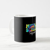 中学校に戻るスクワッドチームの先生 コーヒーマグカップ (正面左)