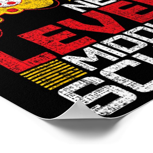 中学校のビデオゲーマー卒業をレベルアップするには ポスター (角)