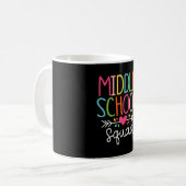 中学校の仲間たち 初めての学校 コーヒーマグカップ (正面左)
