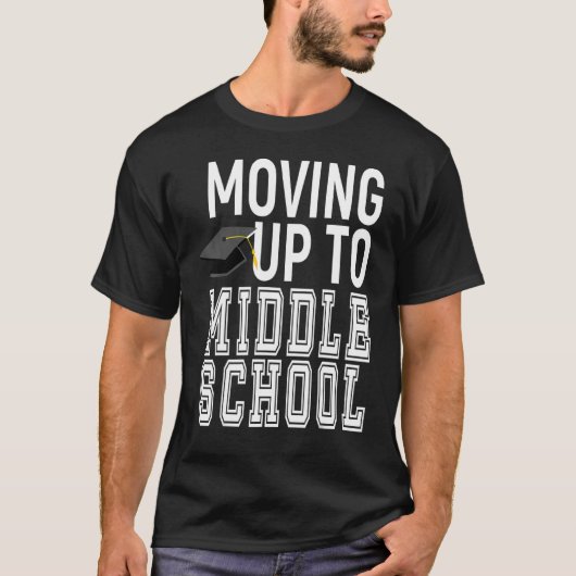 中学校の小学校へ進学 Tシャツ (正面)