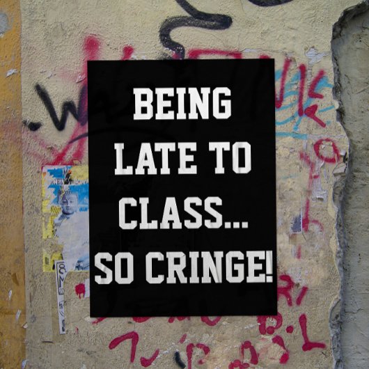 中学校の教室の授業 ポスター