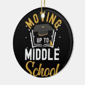 中学校へ進学 セラミックオーナメント (左)