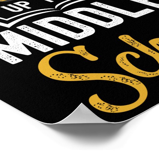 中学校へ進学 ポスター (角)