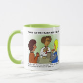 中学校コンボのマグカップで聞こえるもの マグカップ (左)