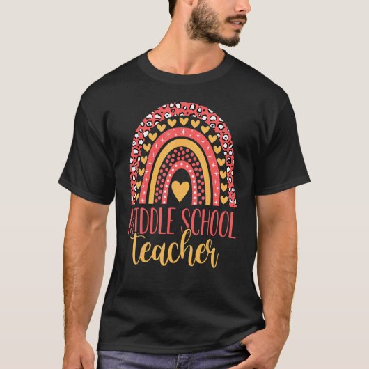 中学校先生ガールズボーイズ新学期 Tシャツ (正面)