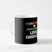 中学校卒業レベル完全生徒 コーヒーマグカップ (正面左)