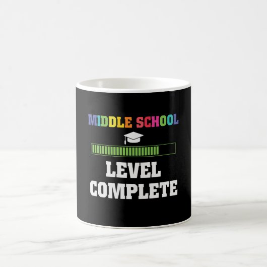 中学校卒業レベル完全生徒 コーヒーマグカップ (中央)