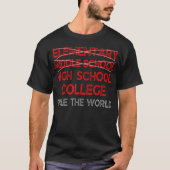 中学校卒業 Tシャツ (正面)