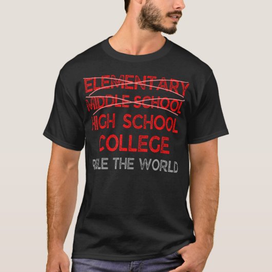 中学校卒業 Tシャツ (正面)