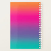 中学校教師 カラフルオンブレ クラス プランナー手帳 (裏面)