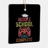中学校2020年レベル完了 セラミックオーナメント (右)