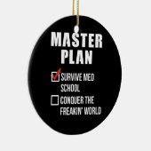 中学生の卒業マスタープラン セラミックオーナメント (右)