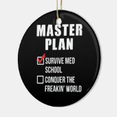 中学生の卒業マスタープラン セラミックオーナメント (左)