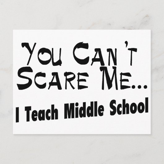 中学生の時怖がら教えせぬ ポストカード (正面)