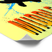 中学生ロックス – スケートボーダーポスター ポスター (角)