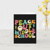 中学生Groovy卒業Scの最終日 カード (黄色い花)