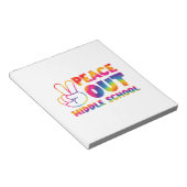 中学絞り染め最終日 ノートパッド (アングル)