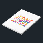 中学絞り染め最終日 ノートパッド<br><div class="desc">中学絞り染め最終日</div>