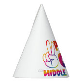 中学絞り染め最終日 パーティーハット (左)