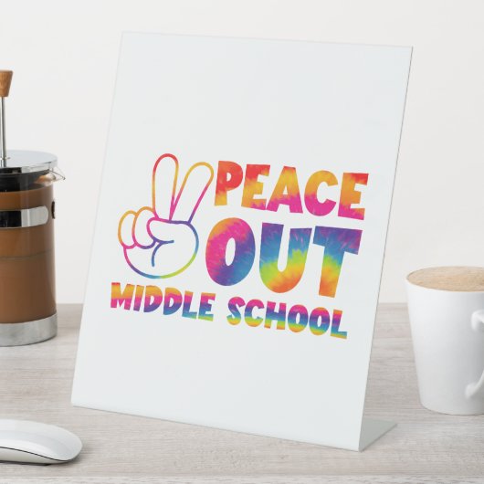 中学絞り染め最終日 台座サイン (インサイチュ)