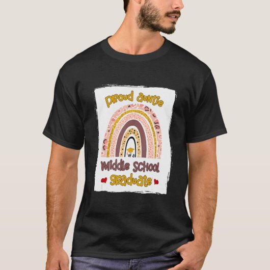 中学誇りを持った大学院生の典型 Tシャツ (正面)