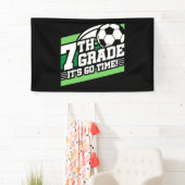 中学1年生 サッカー フットボール 学校初日 横断幕 (インサイチュ)