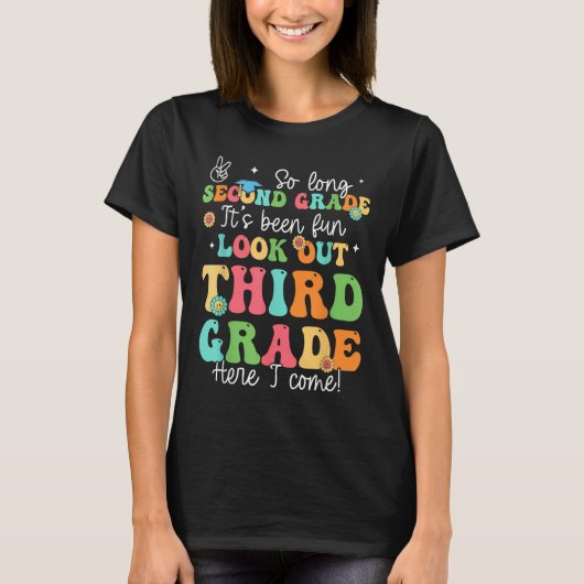中学2年生3年生ここで来 Tシャツ (正面)