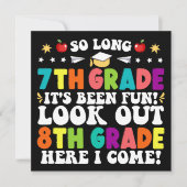 中学7年生から中学8年生まで 案内状 (正面)