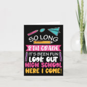 中学8年生から中学 カード (正面)