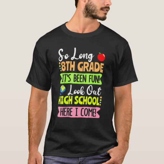 中学8年生のハローハイスクール来1 Tシャツ (正面)