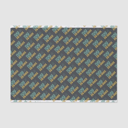 中学8年生の平和が卒業 薄葉紙 (正面)