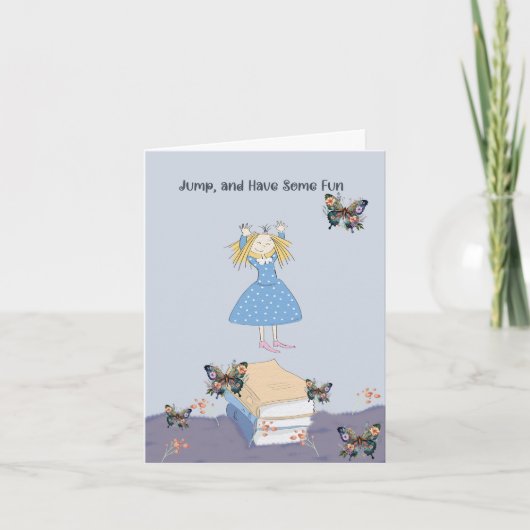 中学8年生までの移行用カード サンキューカード (正面)