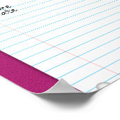 中学・高校紙向け適切なポスター ポスター (角)