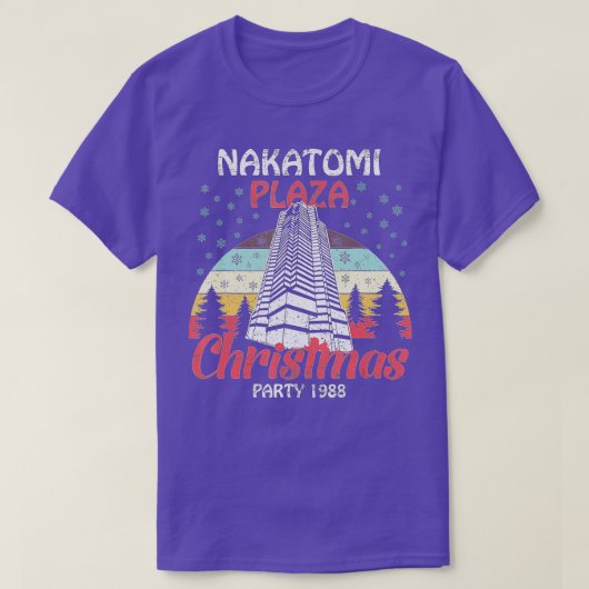 中富プラザクリスマスパーティー1988おもしろいクリスマスビン Tシャツ (デザイン正面)